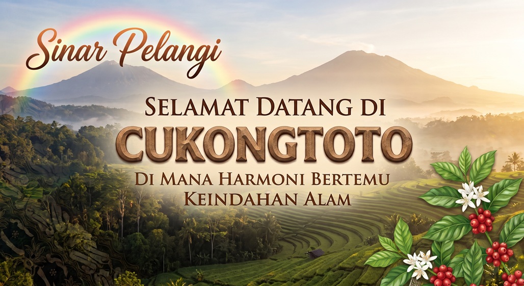 Banner Sinar Pelangi - Selamat Datang di Cukongtoto, Di Mana Harmoni Bertemu Keindahan Alam